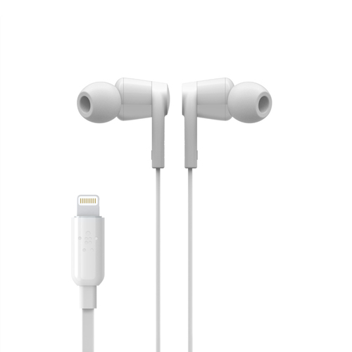 Bild von Belkin Rockstar Kopfhörer Kabelgebunden im Ohr Anrufe/Musik Weiß