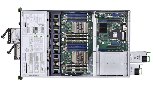 Bild von Fujitsu PRIMERGY RX2540 M5 Server Rack (2U) Intel® Xeon Silver 2,1 GHz 16 GB DDR4-SDRAM 800 W