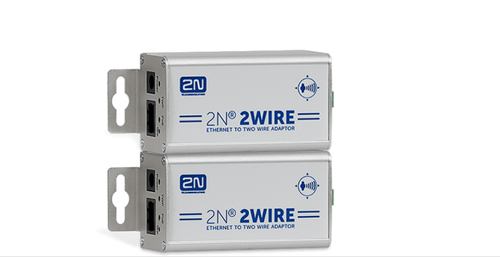 Bild von 2N Telecommunications 2WIRE-SET OF 2 ADAPTORS Signalumsetzer Aluminium, Metallisch