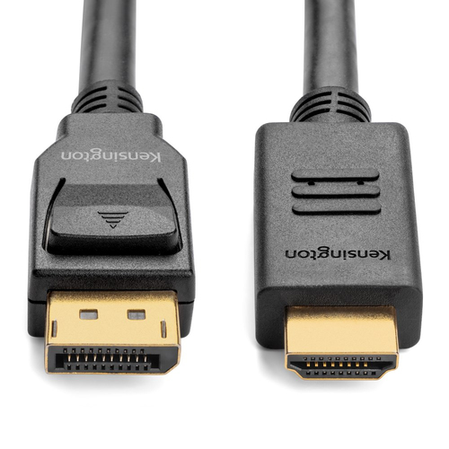 Bild von Kensington DisplayPort 1.2 (M) to HDMI (M) passive unidirectional cable, 1.8m (6ft)