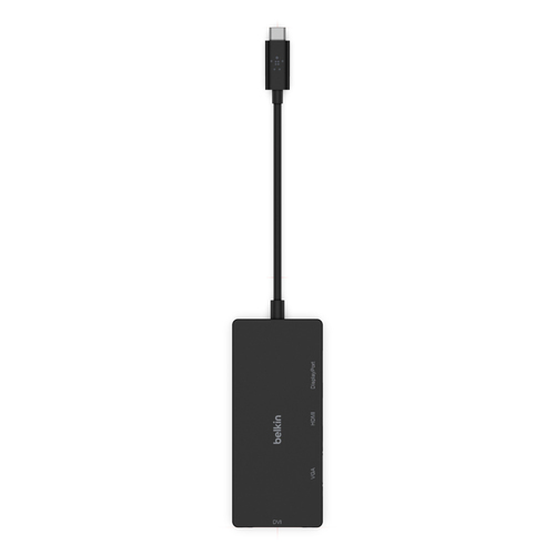Bild von Belkin AVC003BTBK Notebook-Dockingstation & Portreplikator Kabelgebunden USB 3.2 Gen 1 (3.1 Gen 1) Type-C Schwarz