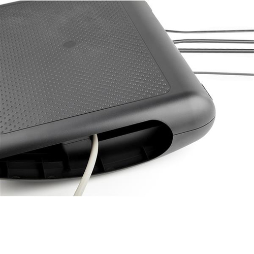 Bild von StarTech.com Ergonomisch Fußwippe mit integriertem Kabelmanagement - Rutschfeste Oberfläche - Unterstützt einreihige Mehrfachsteckdosen