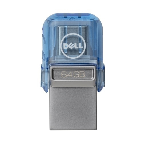 Bild von DELL AB135418 USB-Stick 64 GB USB Type-A / USB Type-C 3.2 Gen 1 (3.1 Gen 1) Blau, Silber