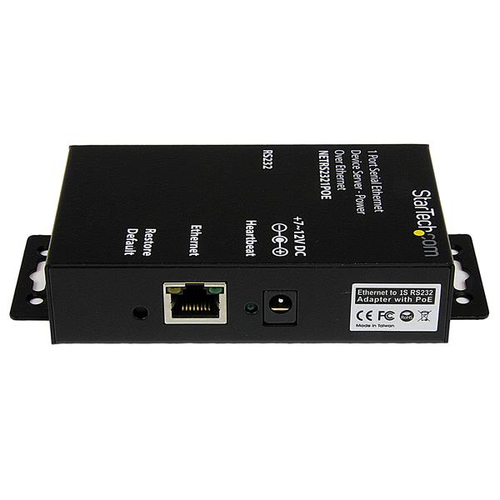 Bild von StarTech.com 1 Port RS232 Seriel Ethernet Geräteserver - PoE Power over Ethernet