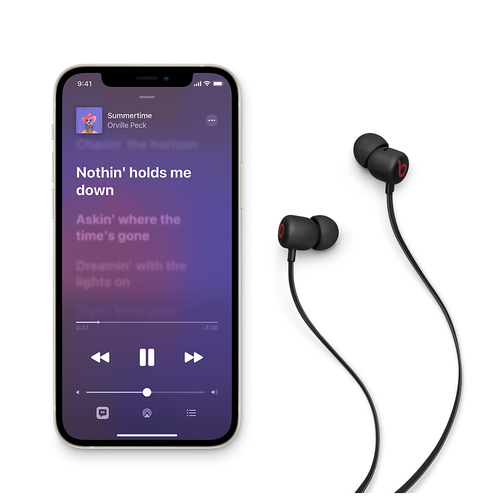 Bild von Apple Beats Flex Kopfhörer Kabellos im Ohr, Nackenband Bluetooth Schwarz