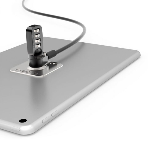Bild von Compulocks Universal Tablet Cable Lock - 3M Plate - Silver Combination Lock Kabelschloss