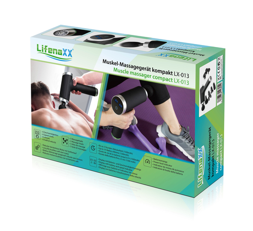 Bild von Technaxx LX-013 Massagegerät ABS, Hinten, Knie, Schultern Schwarz, Silber