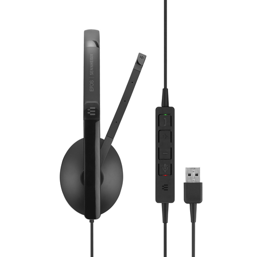 Bild von EPOS | SENNHEISER ADAPT 135 USB, Kabelgebunden, Anrufe/Musik, 20 - 20000 Hz, 64 g, Kopfhörer, Schwarz