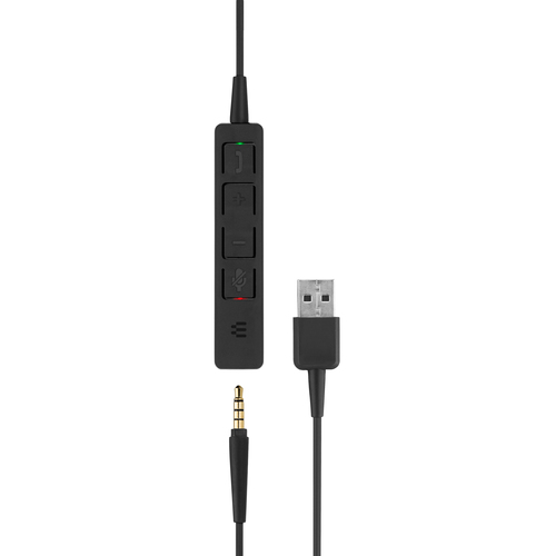 Bild von EPOS | SENNHEISER ADAPT 135 USB, Kabelgebunden, Anrufe/Musik, 20 - 20000 Hz, 64 g, Kopfhörer, Schwarz