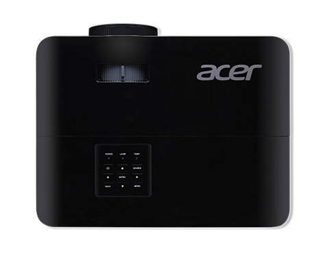 Bild von Acer Value X1228i Beamer Standard Throw-Projektor 4500 ANSI Lumen DLP SVGA (800x600) 3D Schwarz