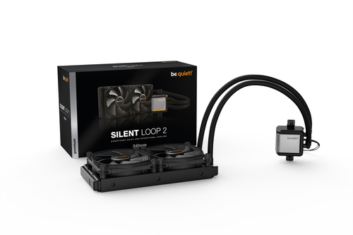 Bild von be quiet! SILENT LOOP 2 240mm Prozessor All-in-One-Flüssigkeitskühler 12 cm Schwarz 1 Stück(e)