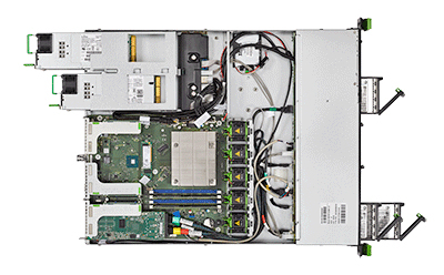 Bild von Fujitsu PRIMERGY VFY:R1334SX133DE Server Rack (1U) Intel Xeon E E-2236 3,4 GHz 16 GB DDR4-SDRAM 450 W