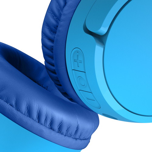Bild von Belkin SOUNDFORM Mini Kopfhörer Verkabelt & Kabellos Kopfband Musik Mikro-USB Bluetooth Blau
