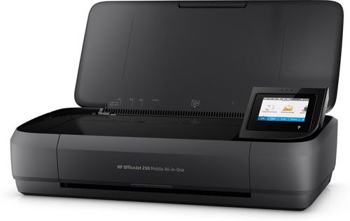 Bild von HP OfficeJet 250 Mobiler All-in-One-Drucker, Drucken/Kopieren/Scannen, Automatische Dokumentenzuführung (10 Blatt)