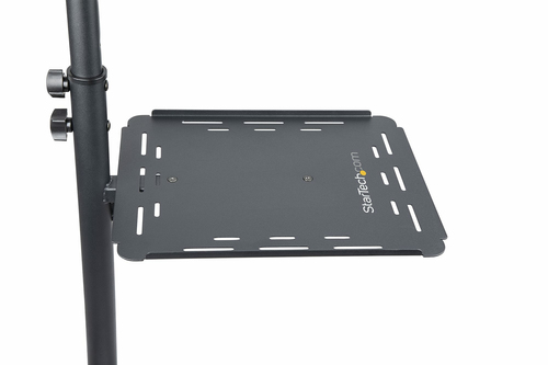 Bild von StarTech.com Mobiler Projektor- und Laptopständer/-wagen - Heavy Duty Projektorständer (2 Regale, jeweils 10 kg) - Höhenverstellbarer rollender Präsentationswagen mit Feststellfunktion