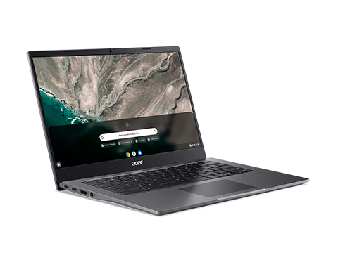Bild von Acer Chromebook CB514-1W-P0Y5 7505 35,6 cm (14 Zoll) Full HD Intel® Pentium® Gold 8 GB LPDDR4x-SDRAM 128 GB SSD Wi-Fi 6 (802.11ax) ChromeOS Grau