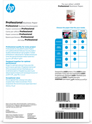 Bild von HP Professional Business Paper, Matte, 200 g/m2, A4 (210 x 297 mm), 150 sheets