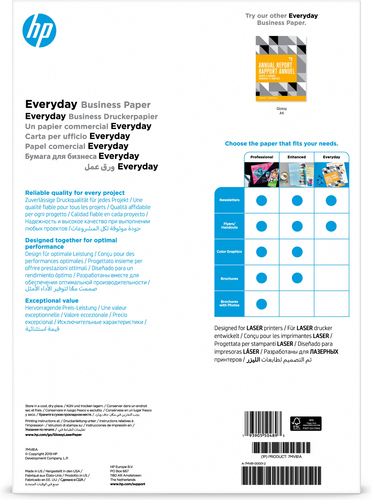 Bild von HP Everyday Business Paper, Glossy, 120 g/m2, A3 (297 x 420 mm), 150 sheets