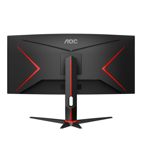 Bild von AOC G2 CU34G2X/BK Computerbildschirm 86,4 cm (34 Zoll) 3440 x 1440 Pixel Quad HD LED Schwarz, Rot