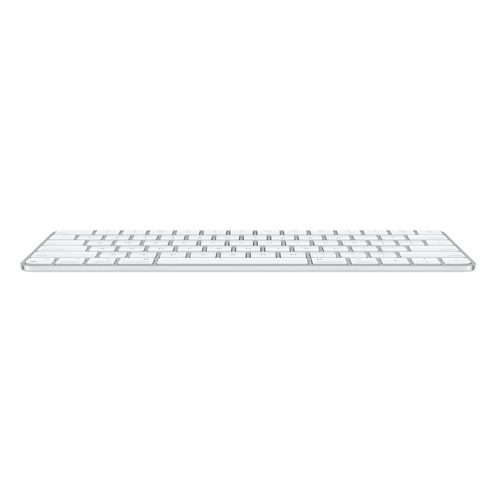 Bild von Apple Magic Tastatur USB + Bluetooth AZERTY Französisch Aluminium, Weiß