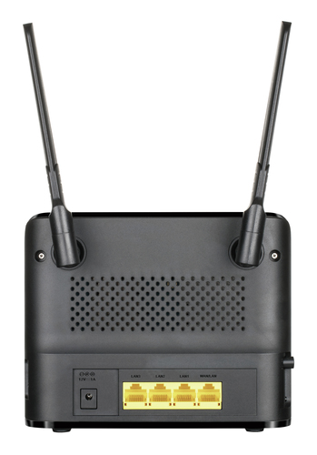Bild von D-Link AC1200 WLAN-Router Gigabit Ethernet Dual-Band (2,4 GHz/5 GHz) 4G Schwarz