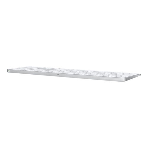 Bild von Apple Magic Tastatur USB + Bluetooth Holländisch Aluminium, Weiß