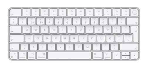 Bild von Apple Magic Keyboard Tastatur Bluetooth QWERTY Portuguesisch Weiß