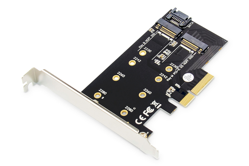 Bild von Digitus M.2 NGFF / NVMe SSD PCI Express 3.0 (x4) Add-On Karte