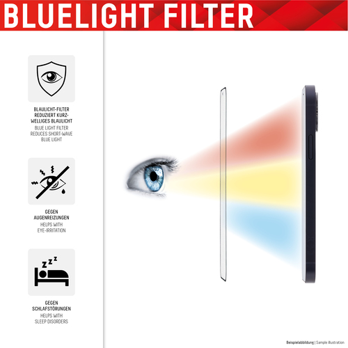 Bild von Displex Apple iPhone XR/11 2in1 Schutzglas (antibakteriell/ Bluelight)