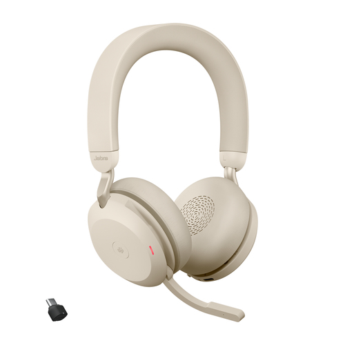 Bild von Jabra Evolve2 75 Kopfhörer Kabellos Kopfband Büro/Callcenter Bluetooth Beige
