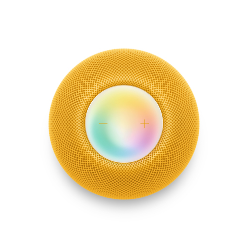 Bild von Apple HomePod mini, Apple Siri, Rund, Gelb, Voller Bereich, Berührung, Apple Music, Einschalten