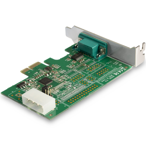 Bild von StarTech.com 1 Port Serielle PCI Express RS232 Adapter Karte - Serielle PCIe RS232 Kontroller Karte - PCIe zu Seriell DB9 - 16950 UART - Niedrigprofil-Erweiterungskarte - Windows & Linux