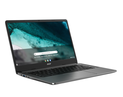 Bild von Acer Chromebook C934-C8LH N5100 35,6 cm (14 Zoll) Full HD Intel® Celeron® 8 GB LPDDR4x-SDRAM 64 GB Flash Wi-Fi 6 (802.11ax) ChromeOS Grau, Titan