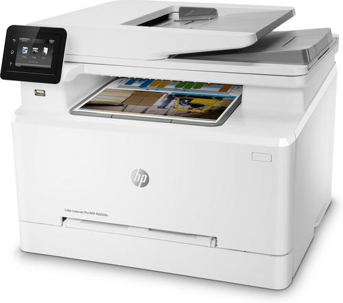 Bild von HP Color LaserJet Pro MFP M282nw, Drucken, Kopieren, Scannen, Drucken über den USB-Anschluss vorn; Scannen an E-Mail; Automatische, geglättete Dokumentenzuführung (50 Blatt)
