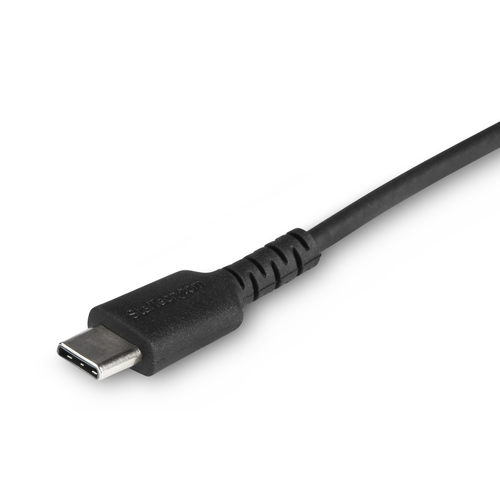 Bild von StarTech.com 1m strapazierfähiges schwarzes USB-C auf Lightning-Kabel - Hochbelastbare, robuste Aramidfaser - USB Typ-C auf Lightningkabel - Lade-/Synchronisationskabel - Apple MFi-zertifiziert iPad/iPhone 12