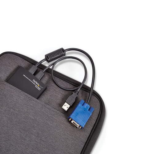 Bild von StarTech.com Tragbarer KVM Konsolen auf USB 2.0 Laptop Adapter