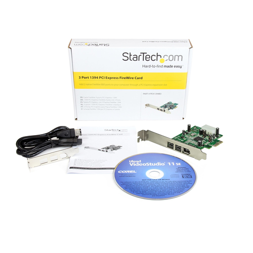 Bild von StarTech.com 3 Port 800+400 FireWire PCI Express Schnittstellen Combo Karte