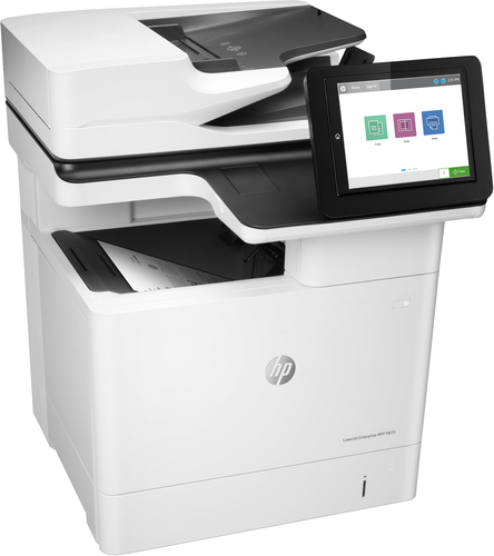 Bild von HP LaserJet Enterprise M635h MFP, Drucken, Kopieren, Scannen und optionales Faxen, Scannen in E-Mail; beidseitiger Druck; ADF für 150 Blatt; energieeffizient