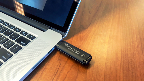 Bild von DataLocker Sentry One USB-Stick 128 GB USB Typ-A 3.2 Gen 1 (3.1 Gen 1) Schwarz