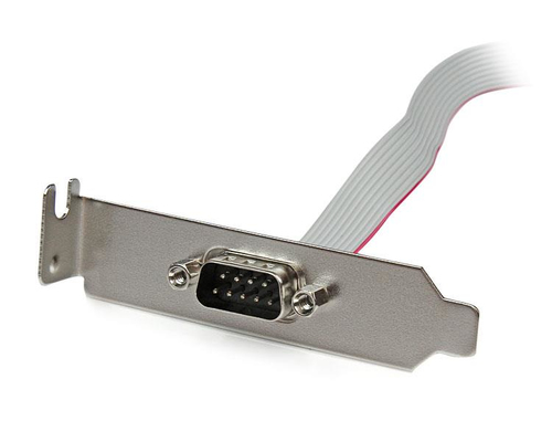 Bild von StarTech.com 1 Port Seriell DB9 Slotblech mit 10 Pin Pinheader Kabel - Low Profile