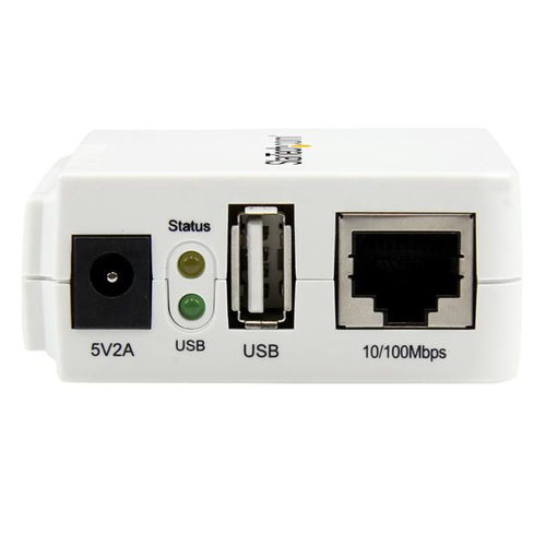 Bild von StarTech.com 1 Port USB WLAN N 802.11 b/g/n Printserver mit 10/100 Mb/s Ethernet Anschluss