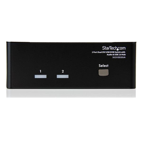 Bild von StarTech.com 2 Port DVI USB KVM Switch mit Audio und USB 2.0 Hub