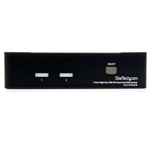 Bild von StarTech.com 2 Port Dual Link DVI USB KVM Switch mit Audio - DVI Desktop KVM Umschalter