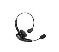 Bild von Zebra HS3100 Kopfhörer Kabellos Kopfband Büro/Callcenter Bluetooth Schwarz