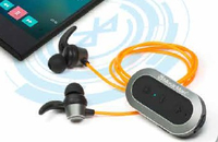 Bild von Technaxx BT-X32 Kopfhörer Kabellos im Ohr Anrufe/Musik Mikro-USB Bluetooth Schwarz, Orange, Silber