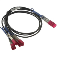 Bild von DELL QSFP28 - 4 x SFP28, 3 m Glasfaserkabel 4x SFP28 Schwarz, Rot