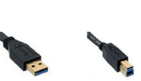 Bild von Overland-Tandberg USB 3.0 Kabel int./ext. 0,8 m (Typ A/Typ B)