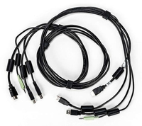 Bild von Vertiv Avocent CBL0112 Tastatur/Video/Maus (KVM)-Kabel Schwarz 1,8 m