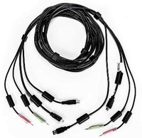 Bild von Vertiv Avocent CBL0127 Tastatur/Video/Maus (KVM)-Kabel Schwarz 3 m