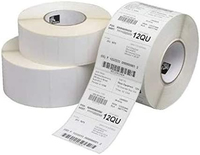 ZEBRA Label, Paper, 51x40mm, Thermal Transfer, Z-PERFORM 1000T, Uncoated, Permanent Adhesive, 76mm C